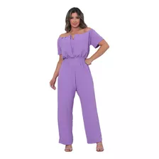 Macacão Feminino Longo Pantalona Ciganinha Acinturado