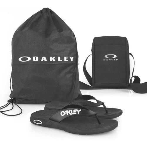 Chinelo Oakley Rest 2.0 Mochila E Bag Promoção