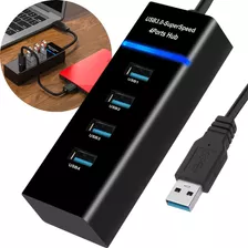 Hub Expansor Usb 3.0 4 Portas 5gbps High Speed Hd Pen Drive