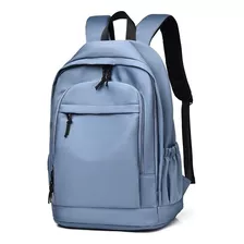 Mochila Escolar Kikigoal Cmf-9003bb Color Azul Acero Diseño Lisa 32l