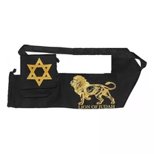Capa Bolsa Bag Para O Shofar - Estrela De Davi/ Leão De Judá