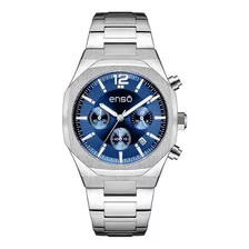 Reloj De Pulsera Enso Para Hombre Plata Ew1034g2