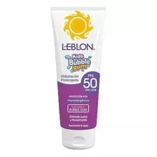 Bloqueador Solar Leblon 190g Fps 50 Kids Bubble Gum