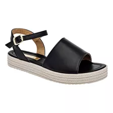 Sandalia Mod 47 Para Mujer Sg Color Negro