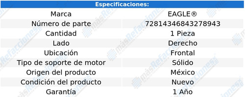 Soporte Motor Derecho Frontal E-150 Club Wagon V8 4.6l 03-05 Foto 3