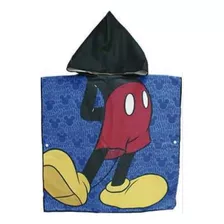 Poncho De Mickey Mouse Para Niños Piscina Toalla