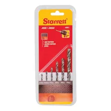 Jogo De Brocas Com 06 Pecas De Aco Rapido Starrett