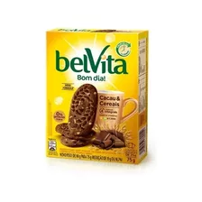 Biscoito Belvita Cacau & Cereais 75g - 3 Pacotinhos Com 25g