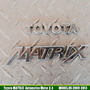 Emblema Trasero Toyota Matrix 2003-2008 Original Usado