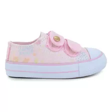 Tênis Infantil World Colors Star Hello Kitty Rosa - 7005