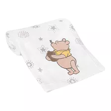 Manta De Bebé De Forro Polar Color Crema Winnie The Pooh