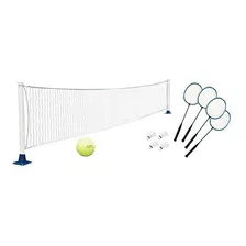 Poolmaster 72776 Juego De Voleibol - Bádminton Montado En La