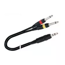 Cable Mini Plug Stereo 3,5 A 2 Plug 6,3 /topmusic