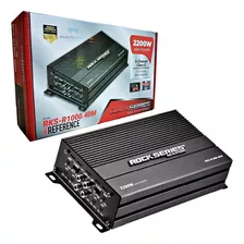 Amplificador Rock Series Rks-r1000.4dm 2200w Max Clase D 4ch Color Negro