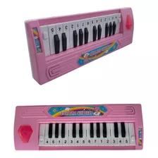 Piano Teclado Musical Infantil Crianças. Cor Rosa