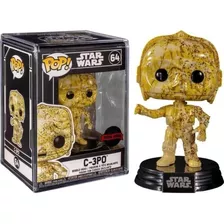 Funko Pop C-3po #64 Special Edition Futura Con Acrilico