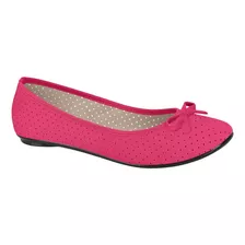 Sapatilha Bico Redondo Moleca Pink Feminina