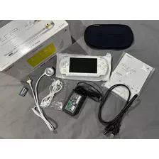 Psp Fat Modelo 1000 White Con Caja Y 64gb Llena De Juegos