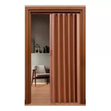 Puerta Plegable Acordeon Pvc Tivoli Caoba 90x200 Cm Hoggan