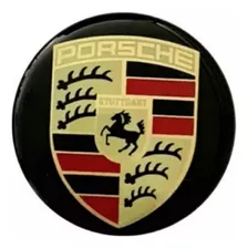 Jogo De Emblemas 69mm Centro De Roda / Calota Porsche 4 Pçs