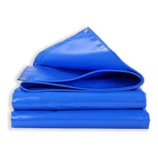Capa Piscina 500 Micras Lona Leve Azul 4 X 2,50 Proteção Uv