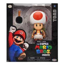 Super Mario Bros Movie Toad Con Sarten 10cm Jakks Pacific