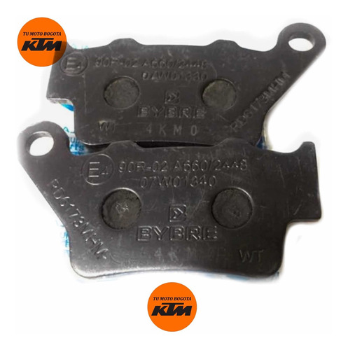 Pastillas Traseras Pulsar Ns 200 Rs-dominar 250-400 Xt660 Foto 5