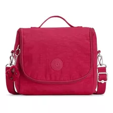 New Kichirou Lancheira Kipling - Vermelho Rosa