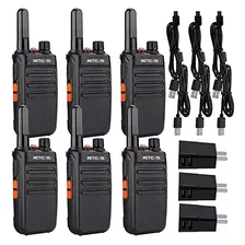 Retevis Rb35 Walkie Talkie 6 Unidades, Radios Pequeñas Y Bid