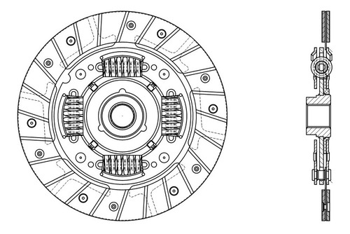 1 Clutch Embrague Valeo Palio 1.6l 04/05 Foto 2