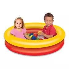 Mini Piscina De Bolinhas C/ 60 Bolinhas +bomba Para Bebês