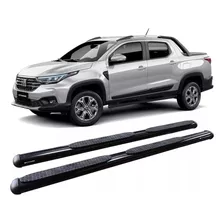 Estribo Fiat Strada 2021 Cab. Simples E Dupla Preto