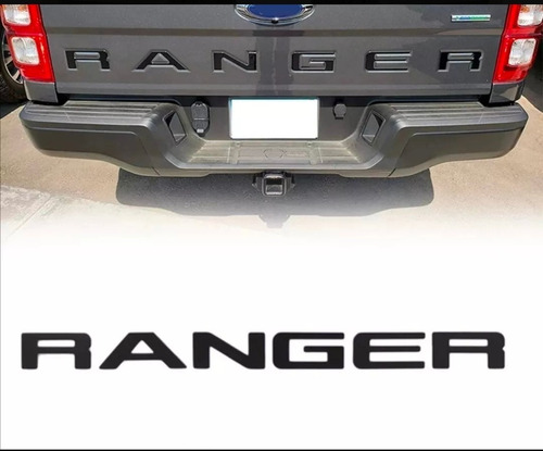 Emblema Llogo Portalon Ford Ranger 2019-2020 Negro Foto 2