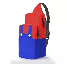 Mochila Estuche Para Nintendo Switch Oled Neon Mario Bros