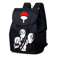 Mochila Membros Clã Ushiha, Naruto Em Tecido - Estilo Saco 