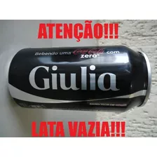 Lata Coca Cola Zero Vazia Com Nome - Giulia