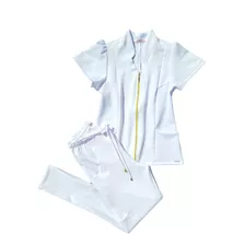 Pijama Cirúrgico Scrub Feminino Com Zíper (várias Cores)