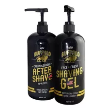 Pack Buffalo Shaving Gel+ After Shave 1000mlc/u Envio Gratis
