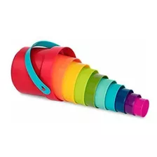 Battat - Tazas Apilables - 10 Piezas - Juguetes De Plastico