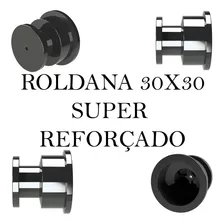 Isolador Roldana Cerca Elétrica Preto - 200 Unidades