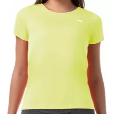 Camiseta Feminina Rainha Beach Tennis Amarelo Flúor 