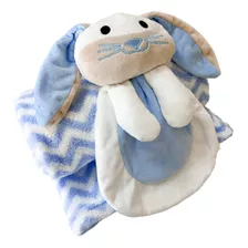 Cobertor Manta Com Naninha Cachorrinho Para Bebê Azul 
