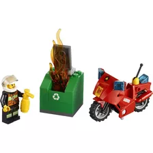 Lego City Moto Bombero 