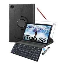 Capa Teclado Película Vidro Para Tab S6 Lite 10.4 P610/ P615