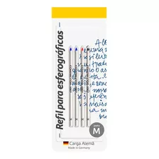 Carga Refil Cross / Compactor - 2 X Azul - 1 X Preta - 1 X V