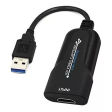 Placa De Captura De Áudio E Vídeo Hdmi Usb 3.0 60fps Com