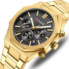 Reloj De Cuarzo Curren Luxury Chronograph Business