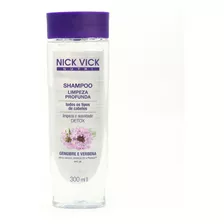 Shampoo Nick Vick Nutri Limpeza Profunda 300ml