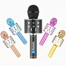 Microfone Bluetooth Sem Fio Karaoke Muda Voz Envio Rápido 