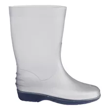 Bota Galocha Transparente Cristal Calfor Leve Pvc Cano Longo